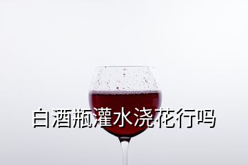 白酒瓶灌水澆花行嗎