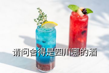 請問舍得是四川哪的酒