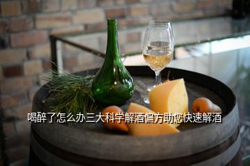 喝醉了怎么辦三大科學(xué)解酒偏方助您快速解酒