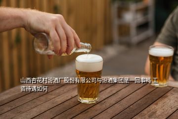 山西杏花村汾酒廠(chǎng)股份有限公司與汾酒集團(tuán)是一回事嗎 工資待遇如何