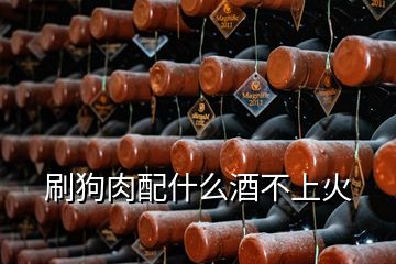 刷狗肉配什么酒不上火