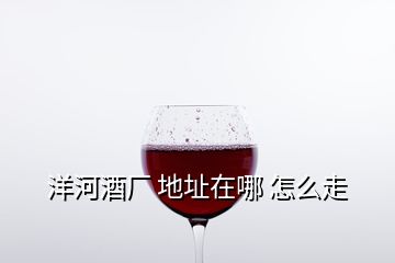 洋河酒廠 地址在哪 怎么走