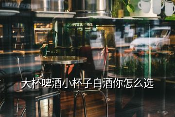 大杯啤酒小杯子白酒你怎么選