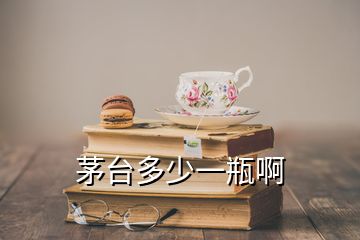 茅臺多少一瓶啊