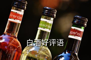 白酒好評語