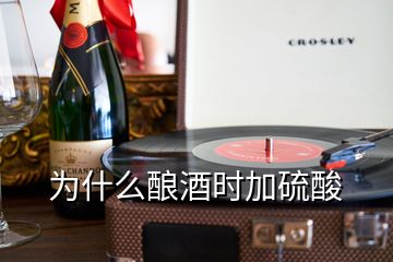 為什么釀酒時加硫酸