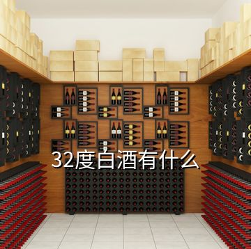 32度白酒有什么