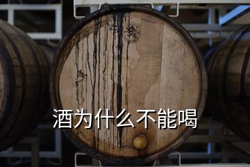 酒為什么不能喝