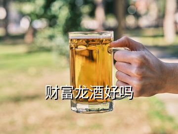 財富龍酒好嗎