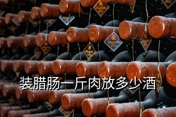 裝臘腸一斤肉放多少酒