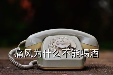 痛風(fēng)為什么不能喝酒