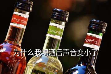 為什么我喝酒后聲音變小了