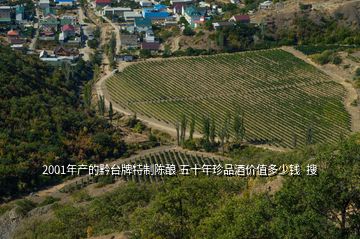 2001年產(chǎn)的黔臺牌特制陳釀 五十年珍品酒價(jià)值多少錢  搜