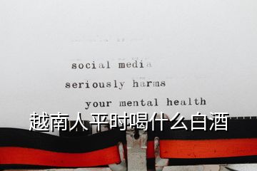 越南人平時喝什么白酒