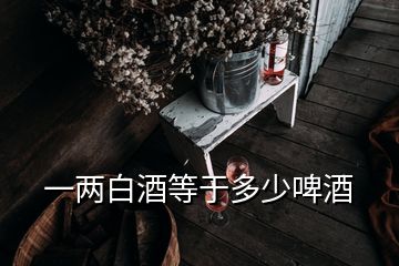 一兩白酒等于多少啤酒