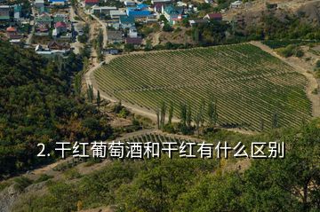 2. 干紅葡萄酒和干紅有什么區(qū)別