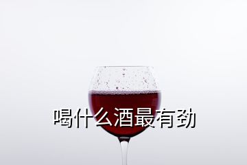 喝什么酒最有勁