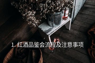 1. 紅酒品鑒會(huì)流程及注意事項(xiàng)