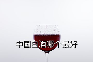 中國白酒哪個(gè)最好