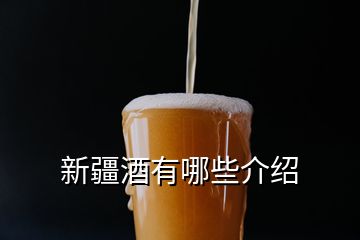 新疆酒有哪些介紹