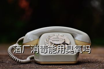 酒廠消毒能用臭氧嗎