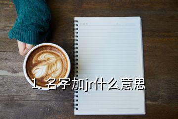 1. 名字加jr什么意思