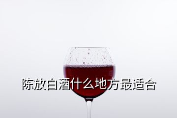 陳放白酒什么地方最適合