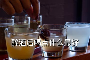 醉酒后喝點(diǎn)什么最好