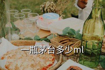 一瓶茅臺(tái)多少ml