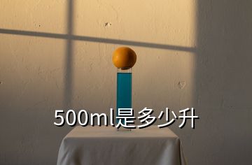 500ml是多少升