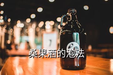 桑果酒的泡法