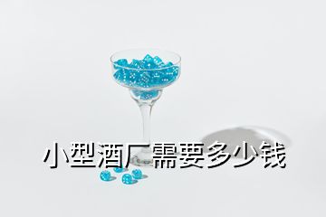 小型酒廠需要多少錢