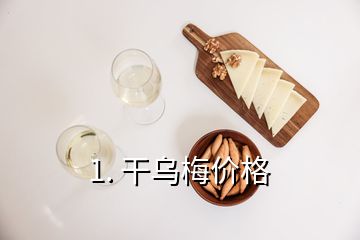 1. 干烏梅價格