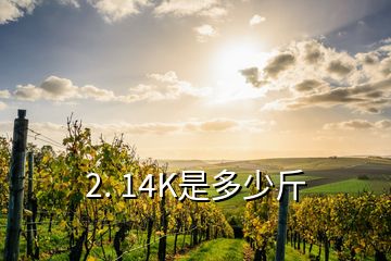 2. 14K是多少斤