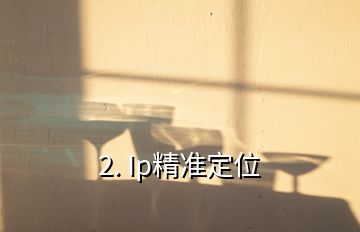 2. Ip精準(zhǔn)定位