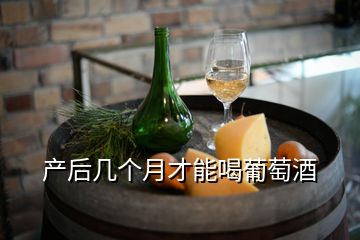 產(chǎn)后幾個月才能喝葡萄酒