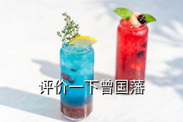 評價(jià)一下曾國藩