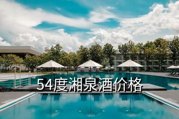 54度湘泉酒價格