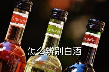 怎么辨別白酒