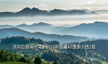 湯溝白酒海州灣系列10年窖藏42度多少錢1瓶