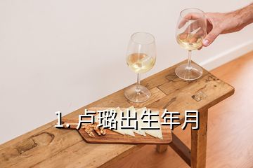 1. 盧璐出生年月