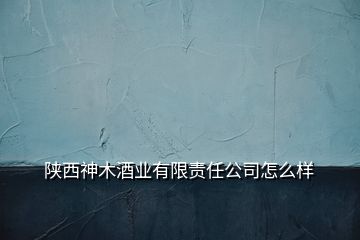 陜西神木酒業(yè)有限責(zé)任公司怎么樣