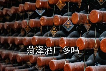 菏澤酒廠(chǎng)多嗎