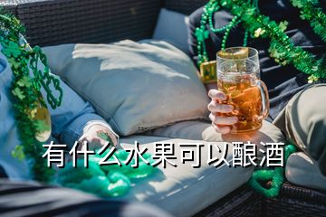 有什么水果可以釀酒