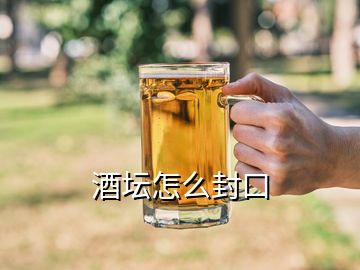 酒壇怎么封口