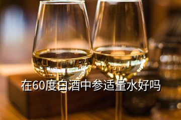 在60度白酒中參適量水好嗎