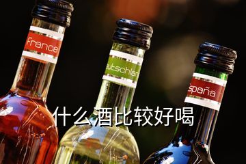 什么酒比較好喝