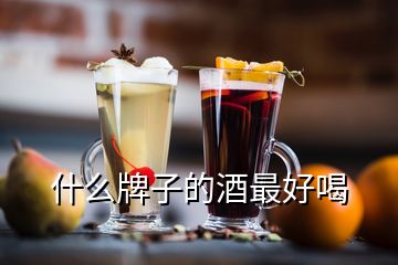 什么牌子的酒最好喝