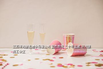 江蘇洋河釀造酒業(yè)有限公司 藍(lán)色貴賓 二十年窖藏 洋河鎮(zhèn)南工業(yè)區(qū)