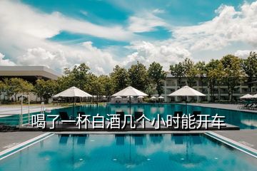 喝了一杯白酒幾個小時能開車